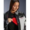 Veste Alpinestars Stella Andes V4 Drystar - Gris Bleu Ice Corail fluo