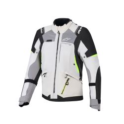 Veste Alpinestars Stella Andes V4 Drystar - Gris Bleu Ice Jaune fluo