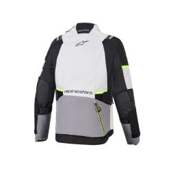 Veste Alpinestars Stella Andes V4 Drystar - Gris Bleu Ice Jaune fluo 2