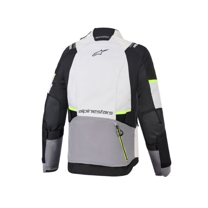 Veste Alpinestars Stella Andes V4 Drystar - Gris Bleu Ice Jaune fluo