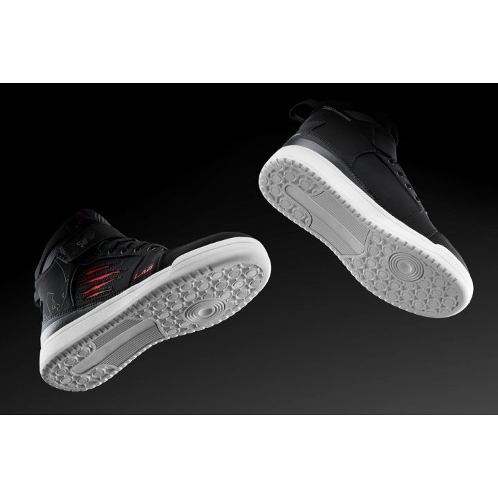 Baskets Furygan TARMAC D3O Noir-Rouge