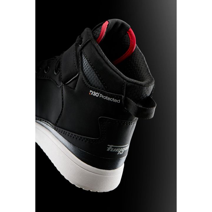 Baskets Furygan TARMAC D3O Noir-Rouge