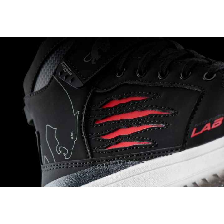 Baskets Furygan TARMAC D3O Noir-Rouge