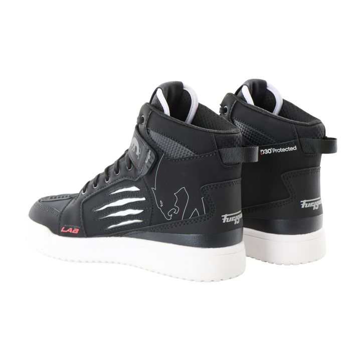 Baskets Furygan TARMAC D3O Noir-Blanc