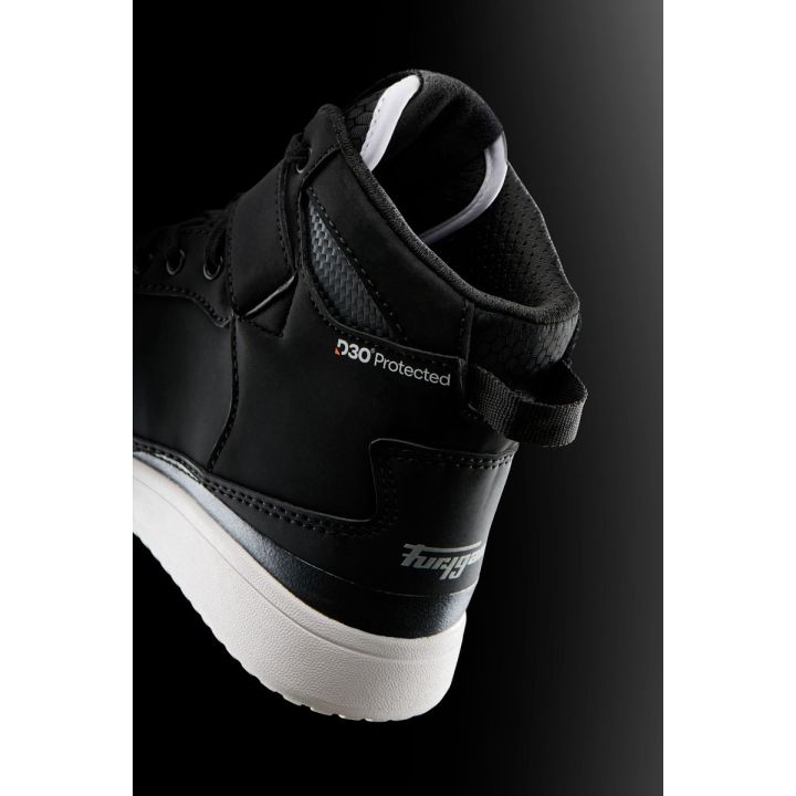 Baskets Furygan TARMAC D3O Noir-Blanc