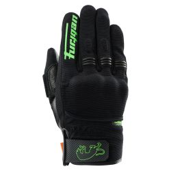 Gants Furygan JET D3O EVO Noir-Vert stab
