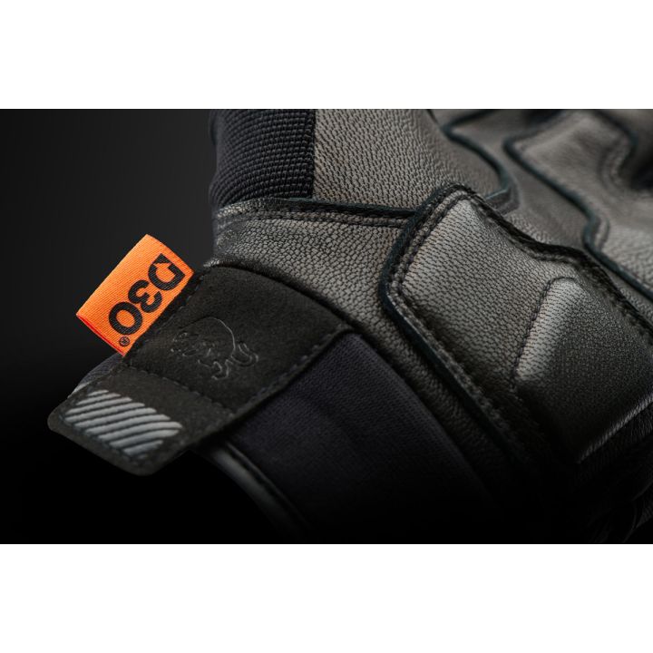 Gants Furygan JET D3O EVO Noir-Vert stab