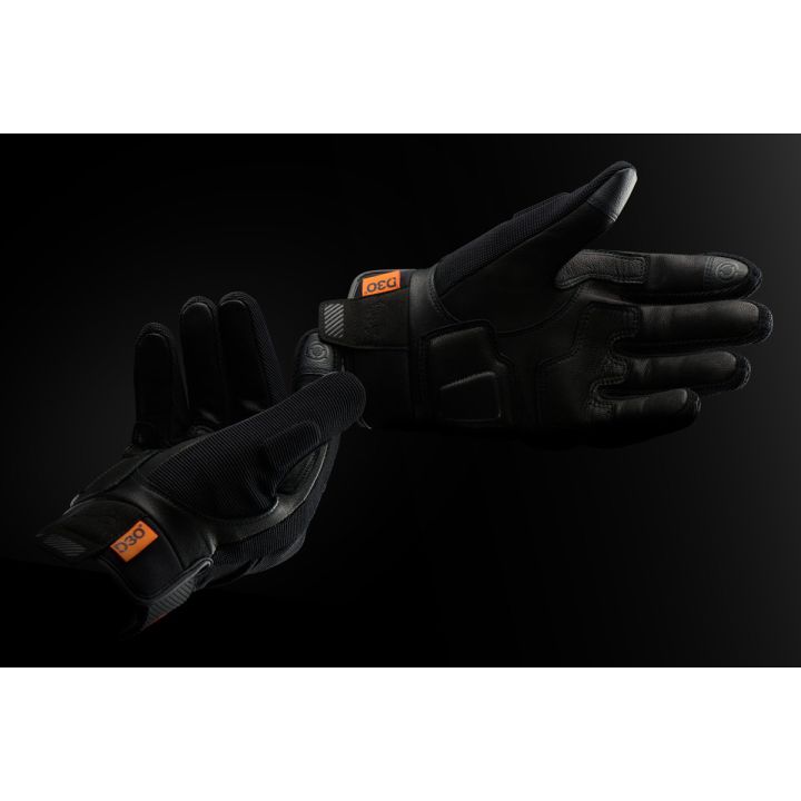 Gants Furygan JET D3O EVO Noir-Vert stab