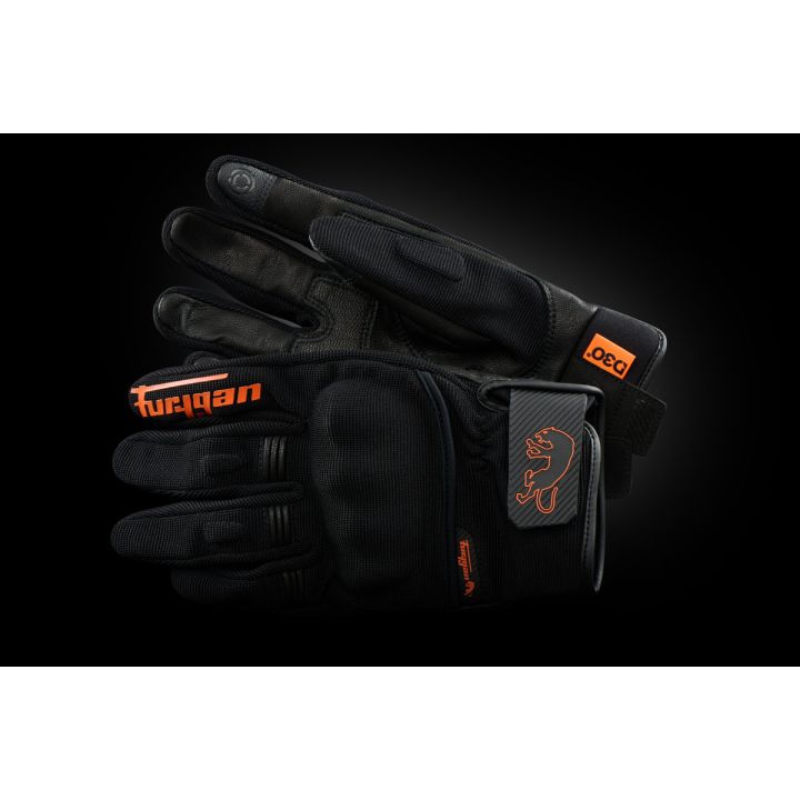 Gants Furygan JET D3O EVO Noir-Orange