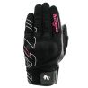 Gants femme Furygan JET NEON D3O LADY Noir-Blanc-Rose