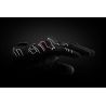 Gants femme Furygan JET NEON D3O LADY Noir-Blanc-Rose