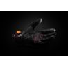 Gants femme Furygan JET NEON D3O LADY Noir-Blanc-Rose