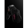 Gants femme Furygan JET NEON D3O LADY Noir-Blanc-Rose