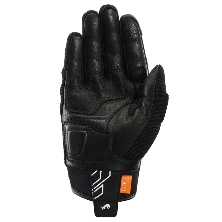 Gants femme Furygan JET NEON D3O LADY Noir-Blanc