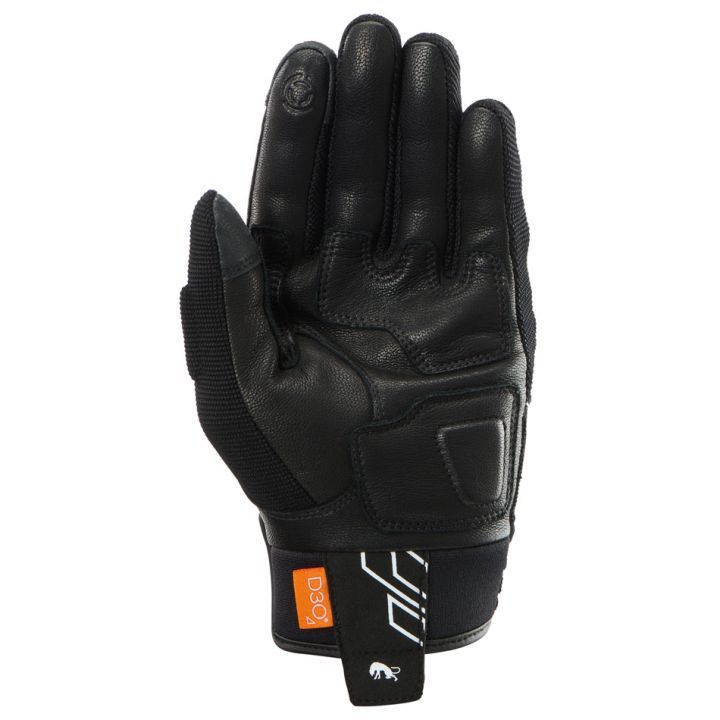Gants femme Furygan JET NEON D3O LADY Noir-Blanc