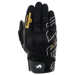 Gants femme Furygan JET NEON D3O LADY Noir-Blanc-Or