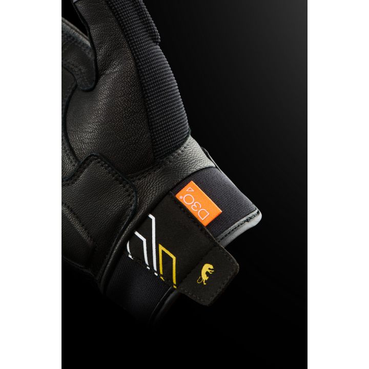 Gants femme Furygan JET NEON D3O LADY Noir-Blanc-Or
