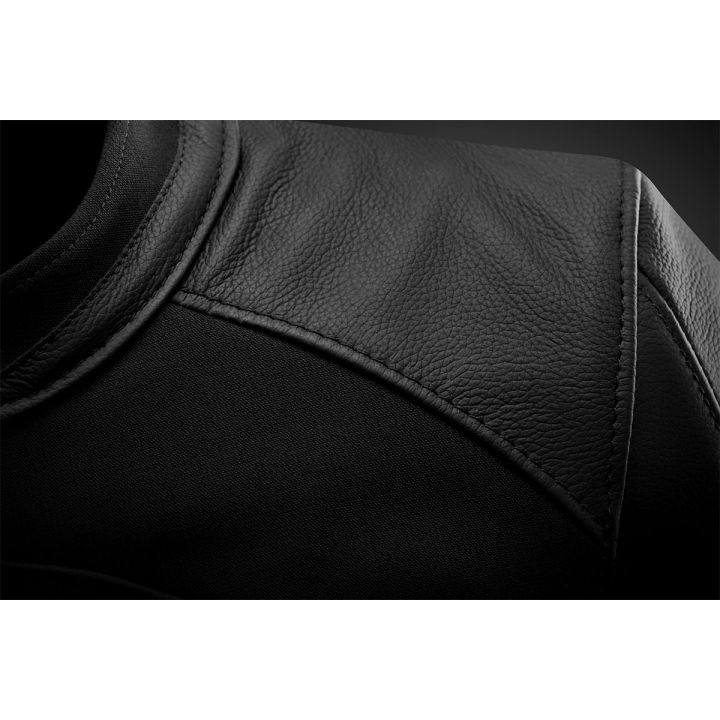 Blouson moto femme cuir Furygan ROMY Noir-Or