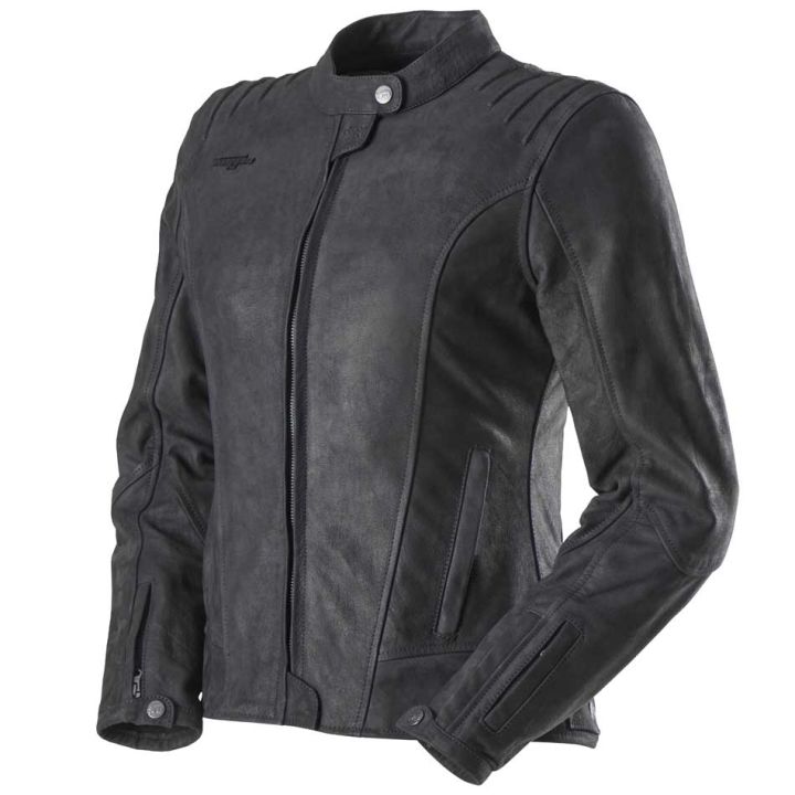 Blouson moto femme cuir Furygan ELENA Noir