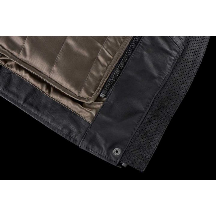 Blouson moto femme cuir Furygan ELENA Noir