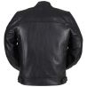Blouson moto cuir Furygan L'AUDACIEUX Noir