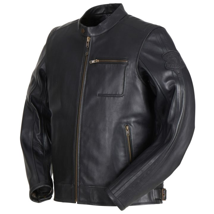 Blouson moto cuir Furygan L'AUDACIEUX Noir