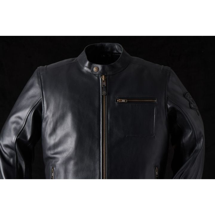 Blouson moto cuir Furygan L'AUDACIEUX Noir