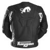 Blouson moto cuir Furygan RAPTOR EVO 3 Noir-Blanc-Blanc
