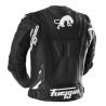 Blouson moto cuir Furygan RAPTOR EVO 3 Noir-Blanc-Blanc