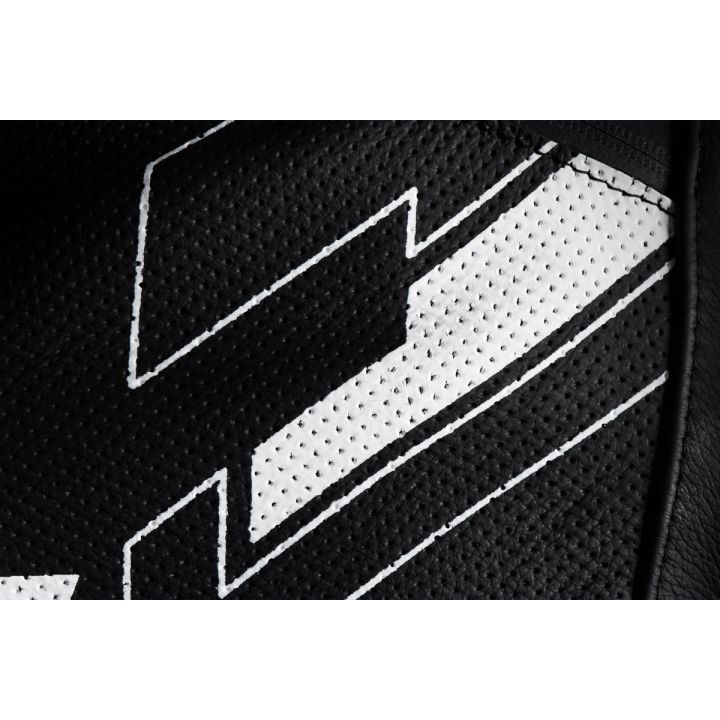 Blouson moto cuir Furygan RAPTOR EVO 3 Noir-Blanc-Blanc