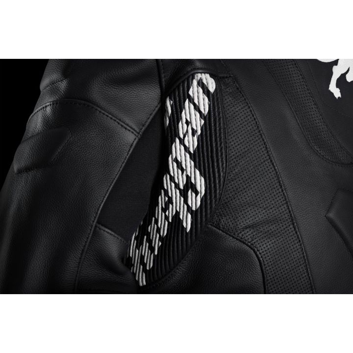 Blouson moto cuir Furygan RAPTOR EVO 3 Noir-Blanc-Blanc