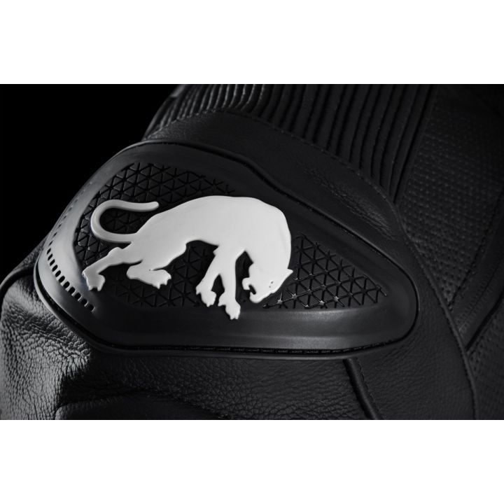 Blouson moto cuir Furygan RAPTOR EVO 3 Noir-Blanc-Blanc