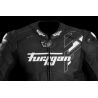 Blouson moto cuir Furygan RAPTOR EVO 3 Noir-Blanc-Blanc