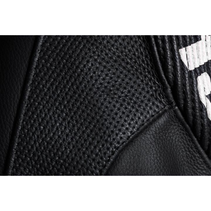 Blouson moto cuir Furygan RAPTOR EVO 3 Noir-Blanc-Blanc