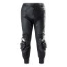 Pantalon moto cuir Furygan DRACK Noir-Blanc-Blanc