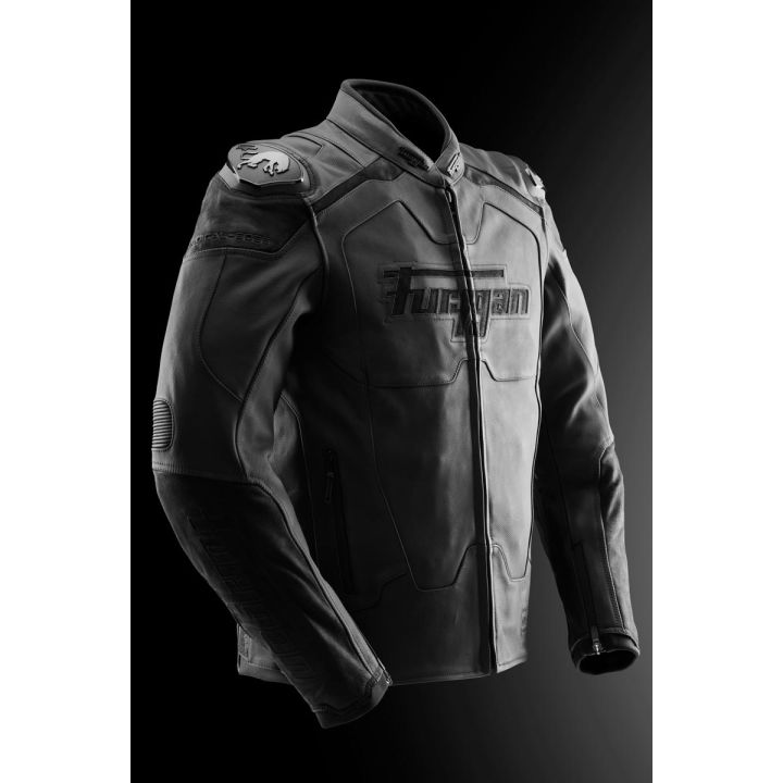 Blouson moto cuir Furygan RIDLEY Noir