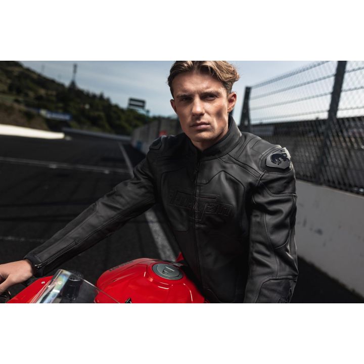 Blouson moto cuir Furygan RIDLEY Noir