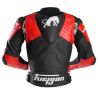 Blouson moto cuir Furygan SIRIUS Noir-Rouge-Blanc
