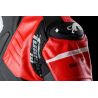 Blouson moto cuir Furygan SIRIUS Noir-Rouge-Blanc