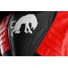 Blouson moto cuir Furygan SIRIUS Noir-Rouge-Blanc