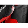 Blouson moto cuir Furygan SIRIUS Noir-Rouge-Blanc