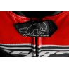 Blouson moto cuir Furygan SIRIUS Noir-Rouge-Blanc
