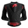 Blouson moto cuir Furygan SIRIUS Noir-Rouge