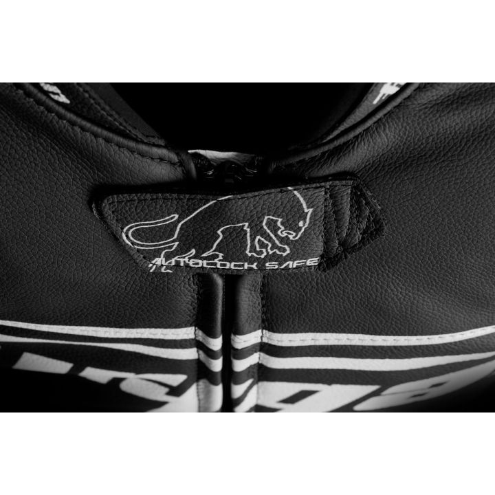 Blouson moto cuir Furygan SIRIUS Noir-Blanc