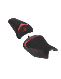 Selle confort BAGSTER SIT'N GO Kawasaki Z 650 2020–2026 - Noir - Rouge