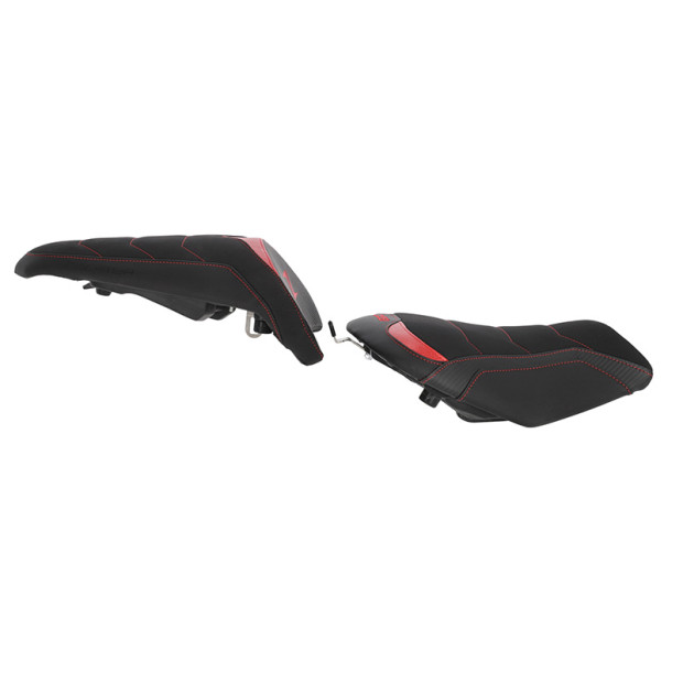 Selle confort BAGSTER SIT'N GO Kawasaki Z 650 2020–2026 - Noir - Rouge