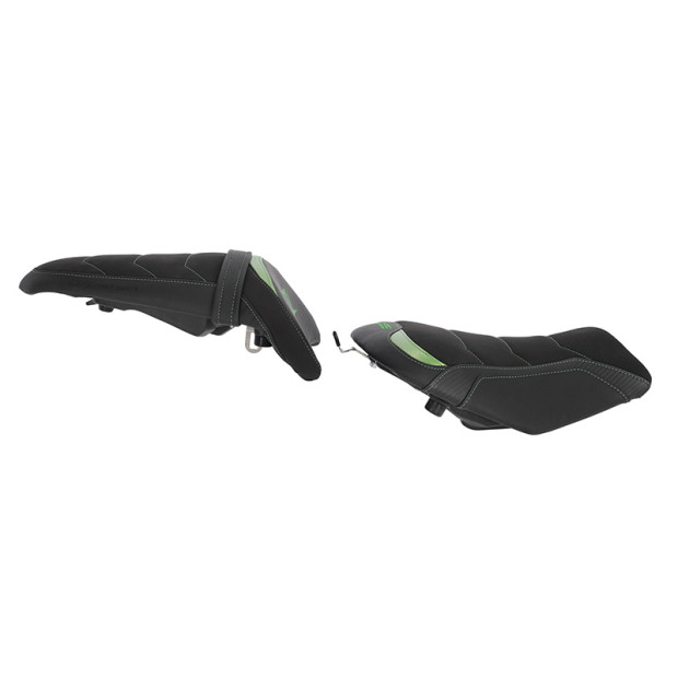 Selle confort BAGSTER SIT'N GO Kawasaki Z 650 2020–2026 Noir - Vert