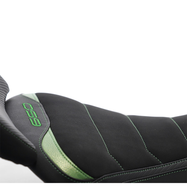 Selle confort BAGSTER SIT'N GO Kawasaki Z 650 2020–2026 Noir - Vert