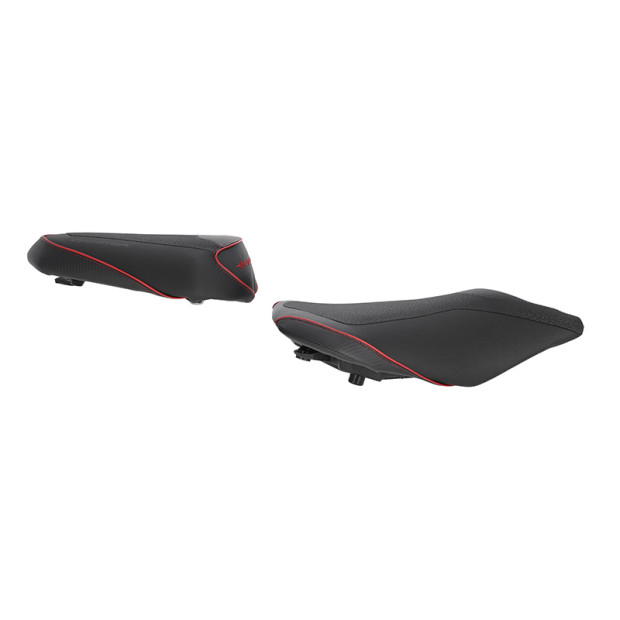 Selle confort BAGSTER SIT'N GO Honda Hornet 750 2023–2026 - Noir - Rouge