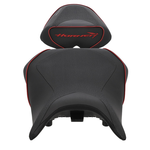 Selle confort BAGSTER SIT'N GO Honda Hornet 750 2023–2026 - Noir - Rouge